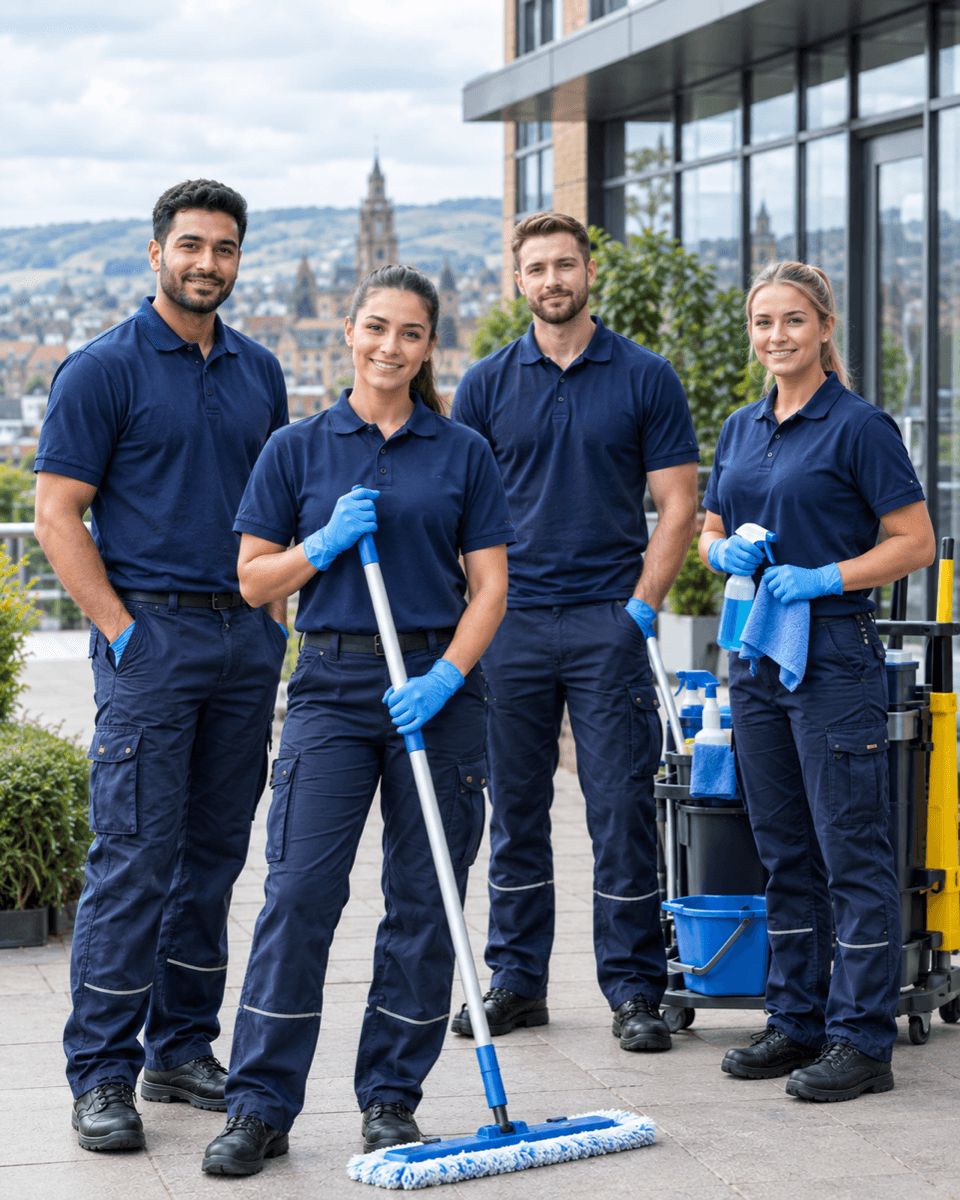 Sauda & Sons cleaning team based in Huddersfield