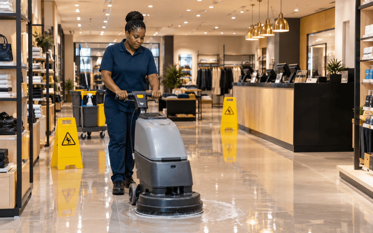 Commercial deep cleaning — Sauda & Sons